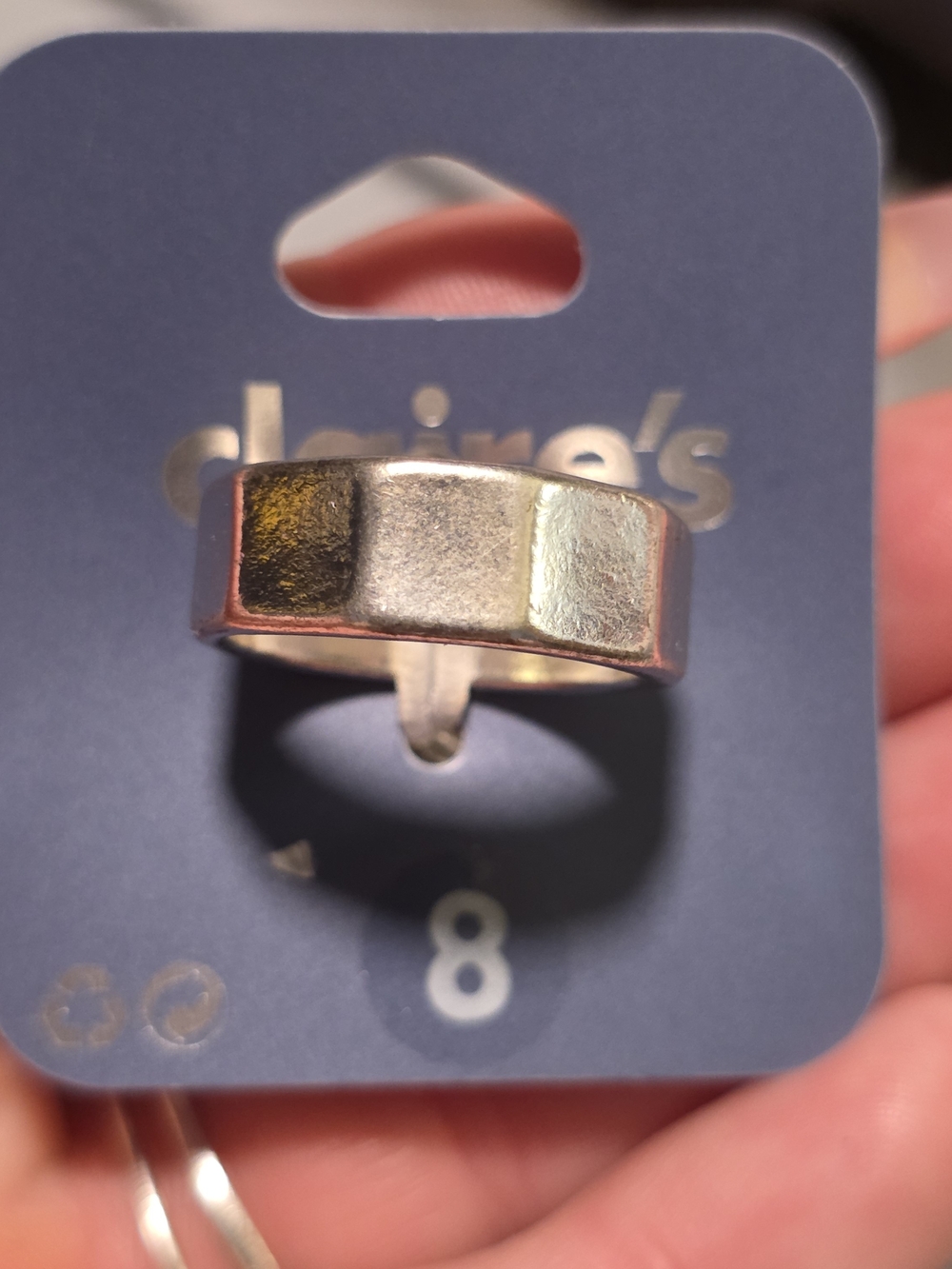 Claire's Silver-Tone Ring